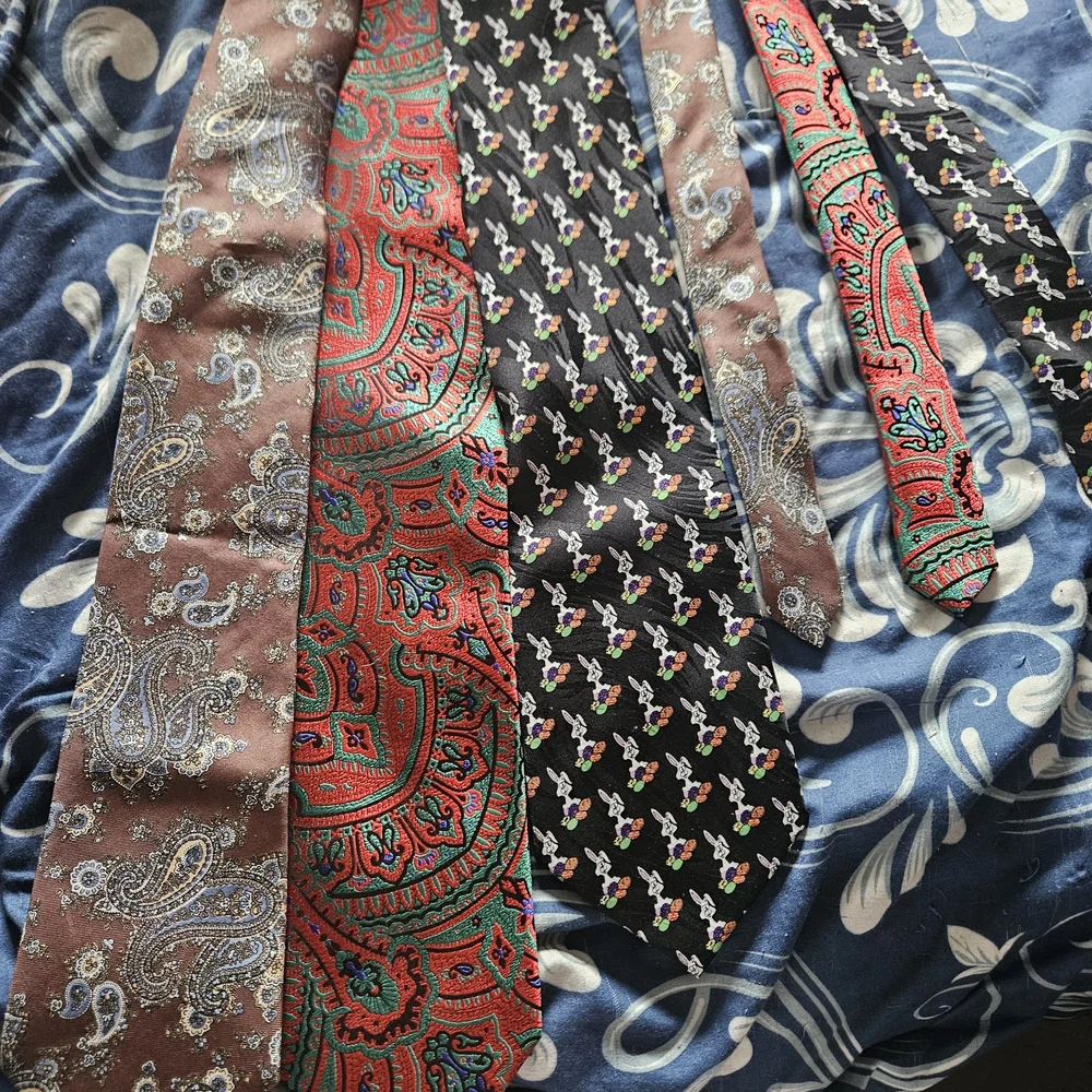Dior Multicolor Paisley and Floral Ties Collection - Picture 1 of 5